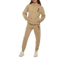 thumbnail image 3 of Women's Mickey Mouse Hoodie & Pants 2-Piece Set Mineral Wash Sand (Size Large), 3 of 9