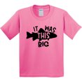 thumbnail image 3 of Inktastic It Was This Big Fishing Humor Youth T-Shirt, 3 of 5
