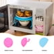 thumbnail image 2 of Rejilla de vapor para microondas, bandeja de accesorios, bandeja para microondas, estante para alimentos, apilador de platos, bandeja humeante, apilador de microondas, 2 uds., 2 of 5