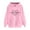 Pink, variant on Brondbend Hoodies Womens Womens Sweatshirt Hoodie Long Sleeved Drawstring Pocket Pullover Print Stylish Loose Tops Ladies Outdoor Workout Fall Winter Wear Army Green
