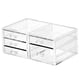 thumbnail image 1 of Caja de almacenamiento de escritorio Cq acrílica transparente con 5 cajones, 1 of 6