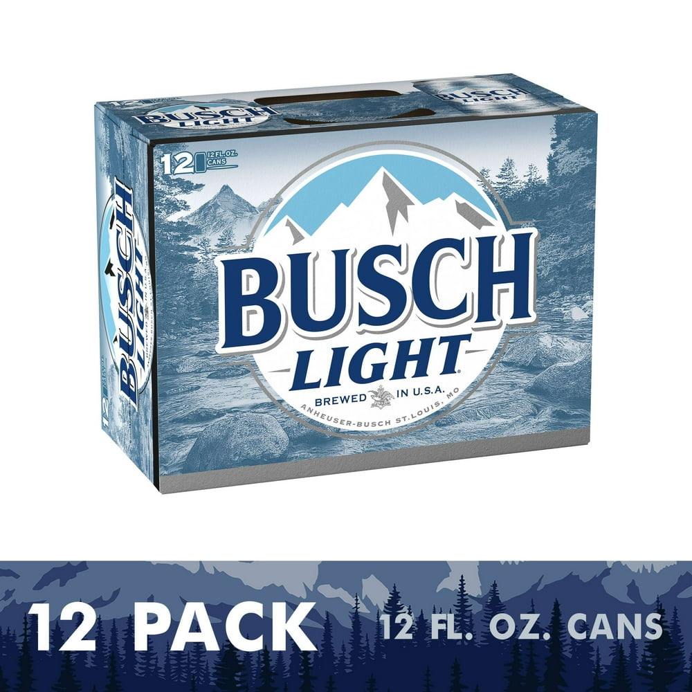 Busch Light Beer, 12 Pack Beer, 12 FL OZ Cans - Walmart.com - Walmart.com
