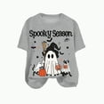 thumbnail image 4 of Towmus Womens Fall Pumpkin T-Shirts Funny Short Sleeve Halloween Graphic Tee Tops, 4 of 4