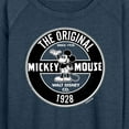 thumbnail image 3 of Mickey & Friends - Mickey Mouse Original Badge - Women's Lightweight French Terry Long Sleeve Shirt, 3 of 5
