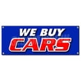 thumbnail image 1 of WE Buy Cars Banner Sign Vehicles Cars Automobiles Buyer dealership, 1 of 1