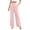 Pink, variant on EDFBUYKRS Female Women Pants Casual Hiking Pants Women Petite Womens Wide Leg Dress Pants High Waisted Work Business Casual Long Trousers with Pockets L