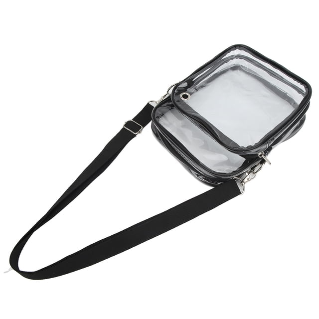 La Bolsa De Asas Transparente, PVC Transparente De La Bolsa De Mensajero Para El Viaje