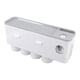thumbnail image 3 of Dispensador de pasta de dientes, dispensador de pasta de dientes montado en la pared, Kit exprimidor para accesorios de baño, cuatro tazas, gris, 3 of 5