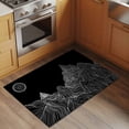 thumbnail image 2 of Abstract Line Peaks Front Door Rugs 2x3 ft Modern Geometric Lines Sunset Hills Moutains Black Small Rug for Entryway Non Slip Washable Bathroom Door Mat Absorbent Floor Mat for Indoor Entrance, 2 of 9