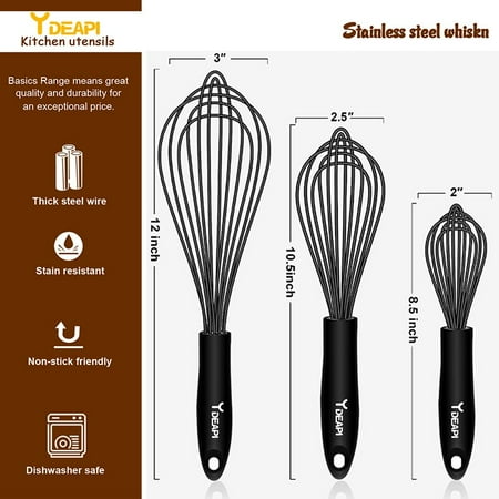 

YDEAPI - Multifunctional Rotating Manual Egg Beater Mixer Mini Plastic Kitchen Egg Baking Tool Egg Stirrer Silicone