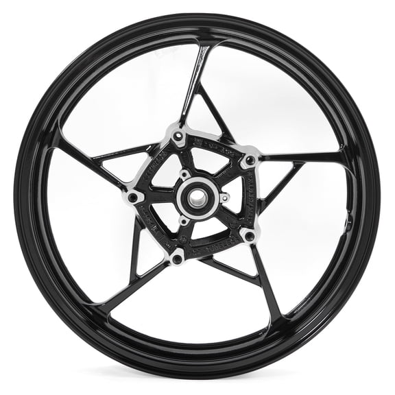 17x3.5" Front Wheel Gloss Black Tubeless for Kawasaki Ninja 650 Z650 Z900 17-22