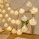 thumbnail image 1 of RKSTN light post Beach Seashell String Lights 9.84 Ft 20 Warm White LED Battery Operated Lights For Holiday Parties Bedrooms Weddings Gardens, 1 of 6