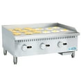 thumbnail image 2 of 36 in. Natural Gas 3-Burner Griddle with 90,000 BTU in Stainless-Steel (KM-GG3-36M), 2 of 12
