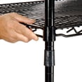 thumbnail image 3 of Global Industrial 24247B Nexel Black Epoxy Wire Shelving, 24 x 24 x 74 in., 3 of 6