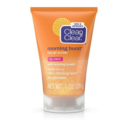 Clean & Clear Morning Burst Facial Cleanser For Daily Skincare Routines, 1 Fluid Ounce