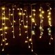 thumbnail image 3 of Decoraciones navideñas para el hogar, cortina de luces LED para exteriores, guirnalda de luces de calle con forma de carámbano para el invierno, 220 V, 5 m, caída de 0,4 a 0,6 m, 3 of 5