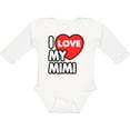thumbnail image 3 of Inktastic I Love My Mimi Boys or Girls Long Sleeve Baby Bodysuit, 3 of 5