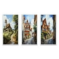 thumbnail image 2 of Designart "Blissful Rural Germany I" Germany Framed Wall Art Set Of 3 - Beige Germany Frame Gallery Wall Set For Home Decor, 2 of 6