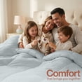 thumbnail image 5 of Utopia Bedding Comforters Queen Size, All Season Duvet Insert, Down Alternative Box Stitched Bed Comforter with Corner Tabs, Machine Washable (Light Grey ), 5 of 6