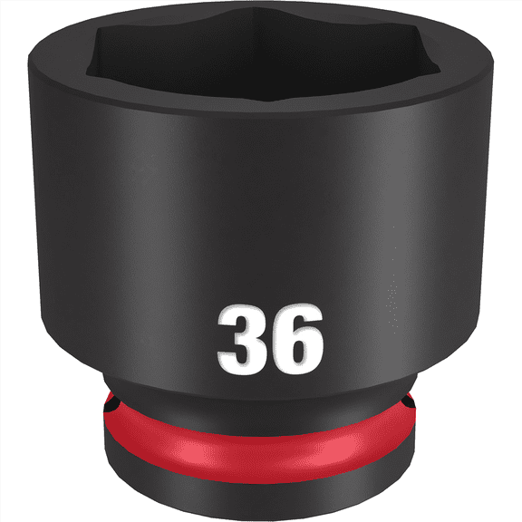 Milwaukee Tool SHOCKWAVE Impact Duty 1/2"Drive 36MM Standard 6 Point Socket