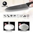 thumbnail image 4 of Kitchen Knife Set, Ceramic Chef Knife 4Pcs Set with Sheath and Ergonomic Handle,Black Blade Peeler Slicer Utility Fruit Paring Knives, 4 of 7