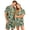 Green, variant on Pajamas Set for Women Glossy Short Sleeve Button Down Lounge Set Shorts 2 Piece Summer Casual Sleepwear for Him And Her,Yellow(S)