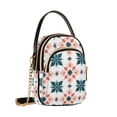 thumbnail image 7 of FORMRS Crossbody Bag for Women Quilted Travel Shoulder Cell Phone Purse with Chain Strap Handbag, Flowers Geometric Pattern, 7 of 7