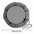 thumbnail image 5 of Rain Barrel Net, 2 Pieces Protective Net with Drawstring, Anti-Mosquito & Animal Cover for Rainwater Collector (Diameter 95 cm), 5 of 5
