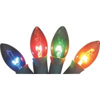 Home Impressions C9 Multi Transparent 125V Replacement Light Bulb (4-Pack)