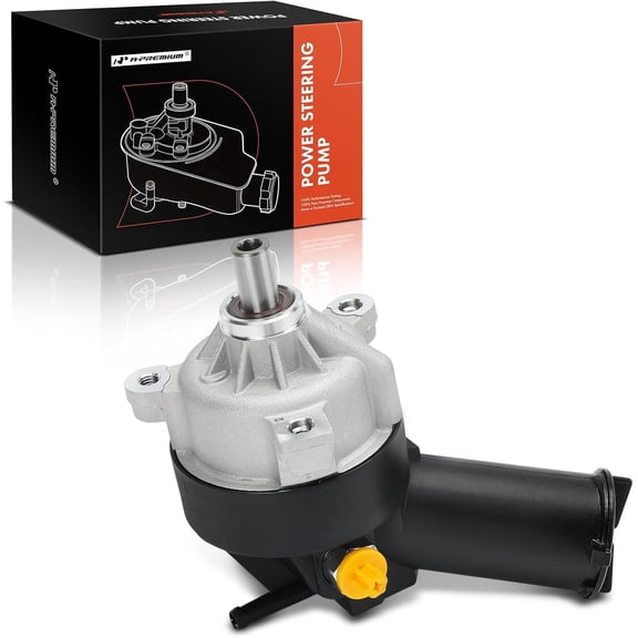 A-Premium Power Steering Pump, with Reservoir Compatible with Ford F-150 1990-1996, F-250/F-350 1990-1997, E-350 Econoline Club Wagon 1992-1998, Econoline Super Duty 1996-1998 & Lincoln Mark VII