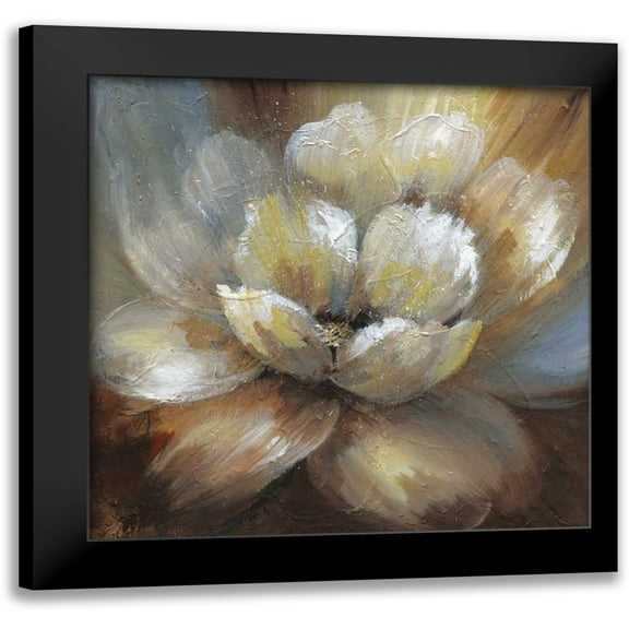 Nan 12x12 Black Modern Framed Museum Art Print Titled - Blooming I