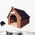 thumbnail image 1 of Doghouse Wall Mural by Wallmonkeys Peel and Stick Graphic (36 in W x 34 in H) WM299354, 1 of 4