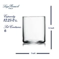 thumbnail image 2 of Luigi Bormioli Top Class 12.25 oz Double Old Fashioned Glasses - Set of 6 Elegant Italian-Made Drinkware with Simple Lines Durable Glassware for Whiskey Cocktails, Water, Juice - Great for Gifting, 2 of 8