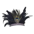 thumbnail image 4 of Tocado de plumas, accesorio para fotos, sombrero decorativo de jefe indio americano para Adultos, 4 of 9