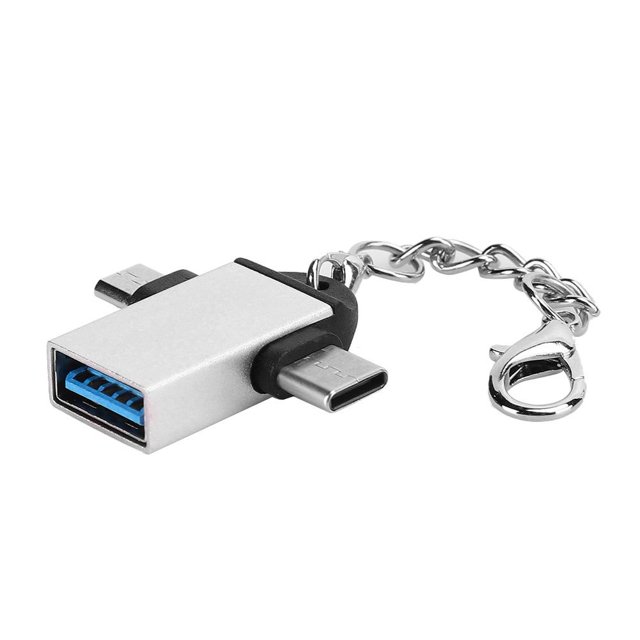 Fosa OTG Converter, 2 In 1 OTG Converter, USB Interface Device Universal Mouse USB Flash Disk Tablet PC For USB Device