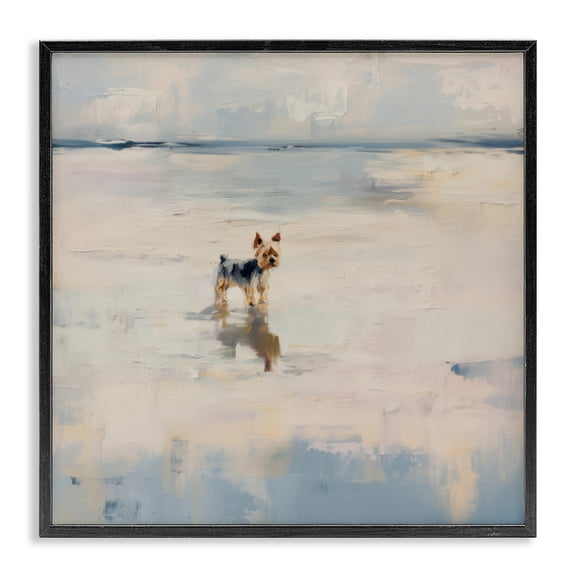 Stupell Industries Quiet Moment By The Sea Black Framed Giclee Art, design by Svetlana Aleynikova