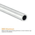 thumbnail image 3 of Uxcell 24mm OD 16mm Inner Dia 400mm Length 6063 Aluminum Tube for Industry DIY Project, 3 of 5