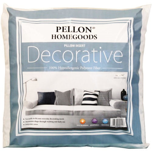 Pellon Homegoods Decorative 16" x 16" Throw Pillow Insert