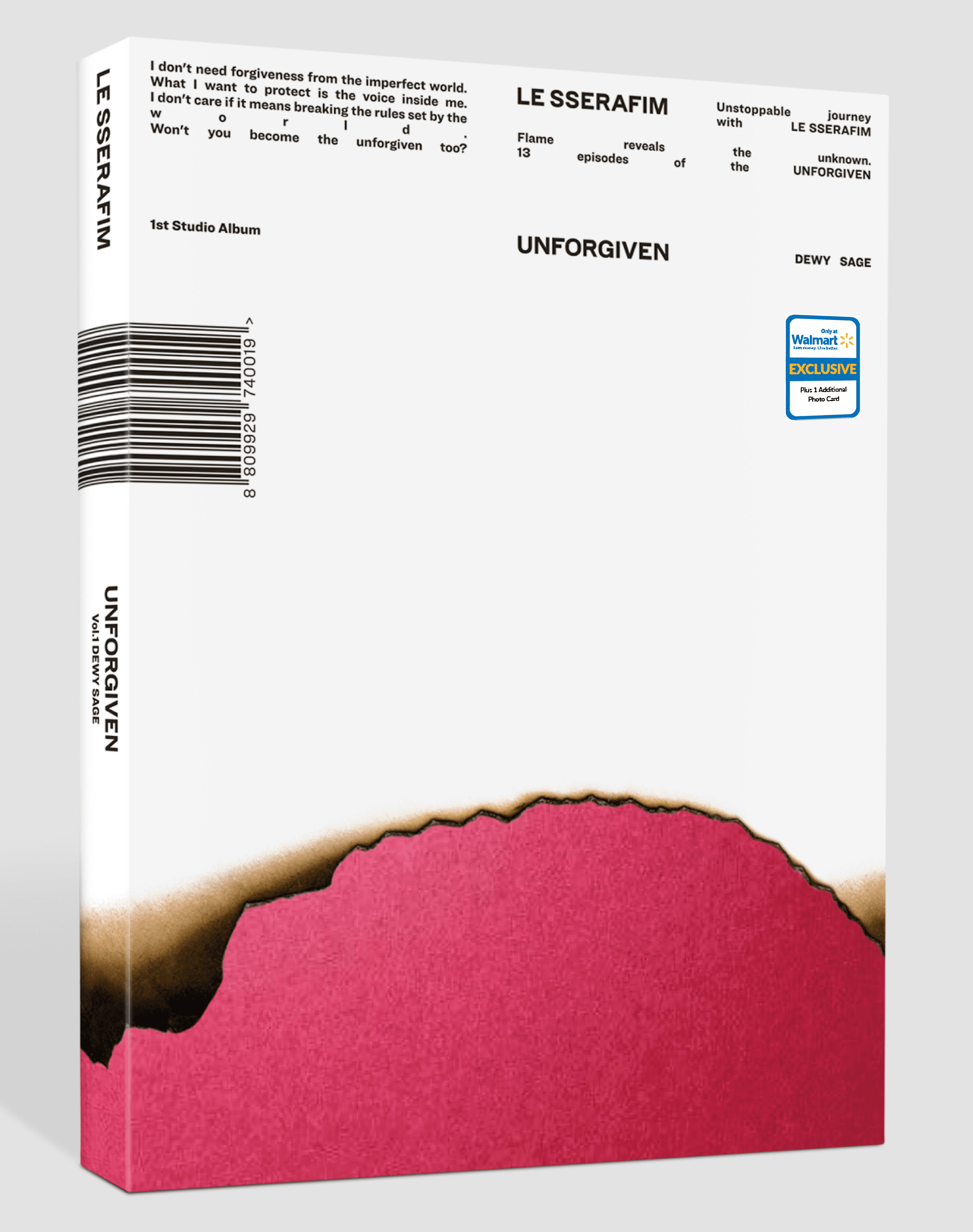 LE SSERAFIM - 1st Studio Album 'UNFORGIVEN' [COMPACT ver.] - CD