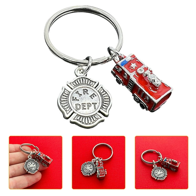 Metal Keychains - Fire & Police Depts