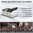 thumbnail image 5 of Coverado Front and Back Car Seat Covers Full Set, Waterproof Faux Leather Seat Protectors, Auto Interior Accessories Universal Fit Most Cars SUVs Pickup Trucks, Coffee, 5 of 11