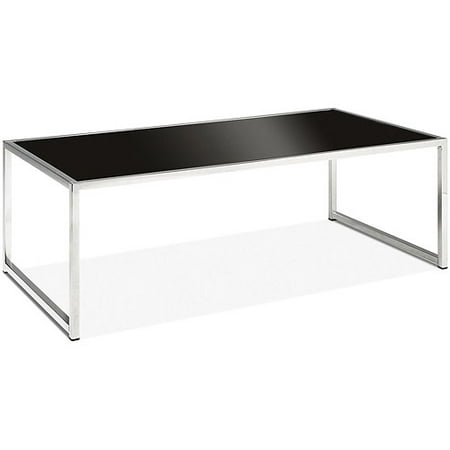 Avenue Six Yield Coffee Table, Chrome And Black Glass - Walmart.com Avenue Six Yield Coffee Table, Chrome and Black Glass - Avenue Six Yield Coffee Table, Chrome And Black Glass - Walmart.com