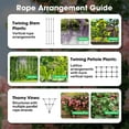 thumbnail image 7 of VIVOSUN Wire Trellis Kit with 20 Adjustable Set Holders and 98.4ft Wire Rope, 316 Stainless Steel Espalier Cable Trellis Kit with Adjustable Spacing for Climbing Plants, Vines and Green Wall, 7 of 7