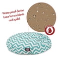 thumbnail image 4 of Majestic Pet | Chevron Round Pet Bed For Dogs, Removable Cover, Teal, Medium, 4 of 5