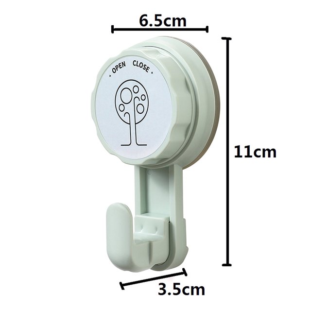 Gancho De Pared Gancho para colgar en la pared con ventosa al vacío perchas para puerta sin perforaciones soporte organizador Sywqhk Libre de BPA