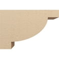 thumbnail image 3 of 12"W x 36"D x 24"H Classic Alpine Rough Cedar Woodgrain TimberThane Corbel, Primed Tan, 3 of 6