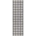 thumbnail image 2 of Addison Rugs Dream Shag Premium Machine Washable Transitional Modern Squares Black Runner Rug, 2'3" x 7'6", 2 of 8