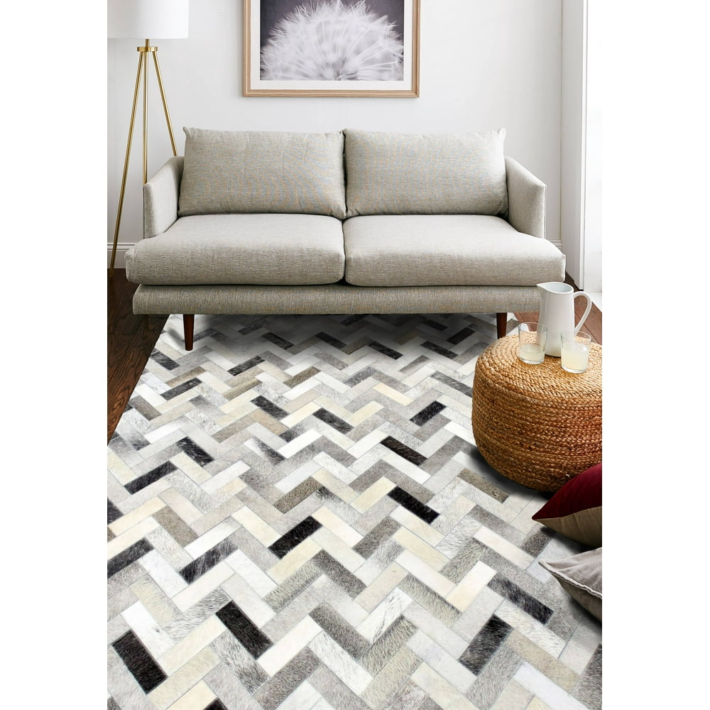 Bashian Quentin Contemporary Chevron Area Rug