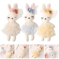thumbnail image 3 of PTOOTP 3 piezas de conejito de peluche pequeño, animales de peluche, juguete de conejo, muñeca, manualidades, hacer adornos de conejo, 3 of 6