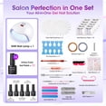 thumbnail image 4 of Gellen 71Pcs Gel Nail Polish Kit with 54W UV Light, 32Colors Mist & Sparkle All Seasons Hema-Free Gel Polish Set with 5pcs Functional Gel Top Base Coat, Nail Art Salon Manicure for Women, 4 of 9